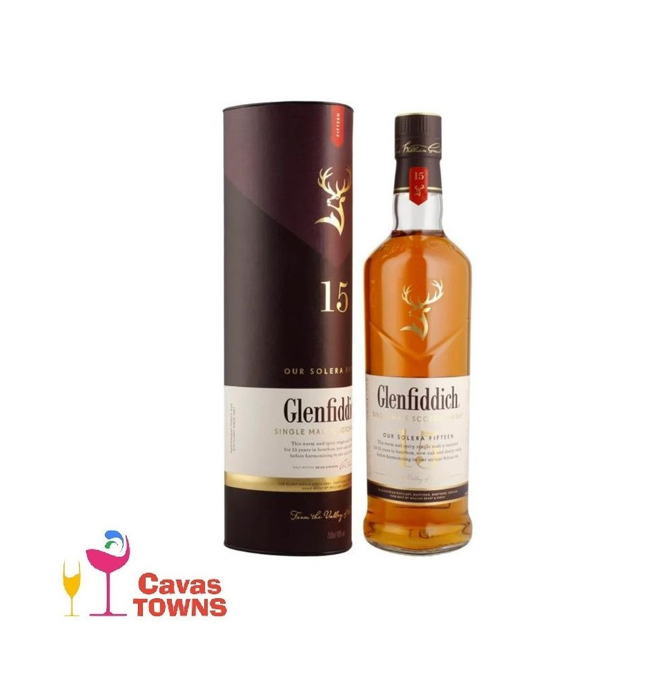 Whisky Glenfiddich 15 Años 750 ml - Cavas Towns