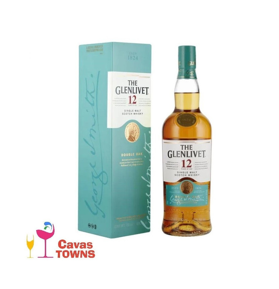 Whisky The Glenlivet 12 Años 750 ml - Cavas Towns