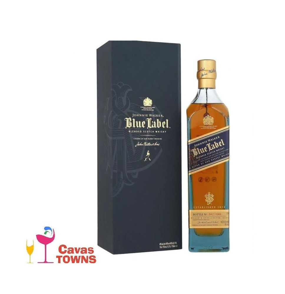 Whisky Johnnie Walker Blue Label 750 ml - Cavas Towns