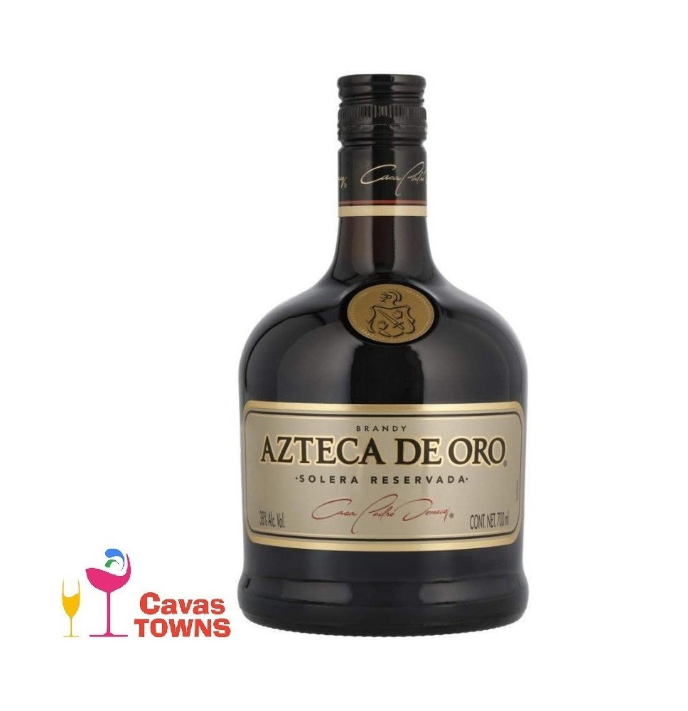 Brandy Azteca De Oro 700 ml - Cavas Towns Brandy Azteca De Oro 700 ml - Cavas Towns