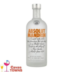 Vodka Absolut Mandarin 750 ml - Cavas Towns