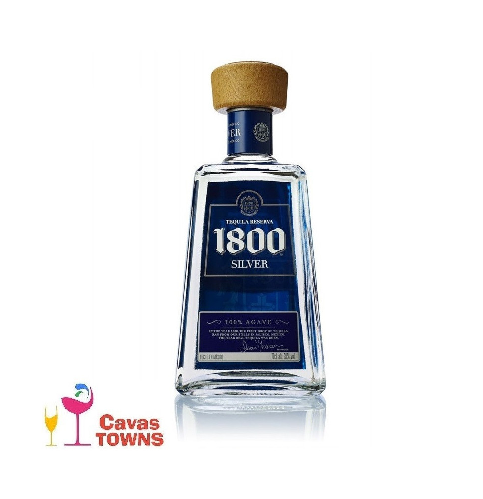 Tequila 1800 Blanco 700 ml - Cavas Towns