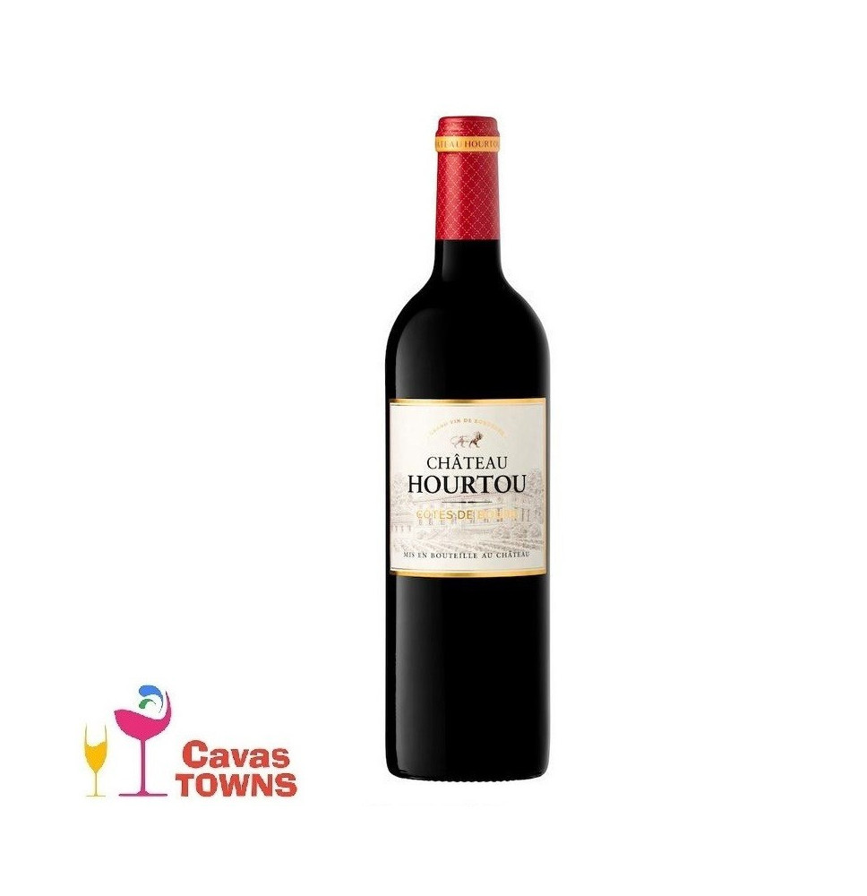 Vino Tinto Frances Chateau Hourtou Merlot/Cabernet Sauvignon/Malbec 750 ml - Cavas Towns Vino Tinto Frances Chateau Hourtou Merlot/Cabernet Sauvignon/Malbec 750 ml - Cavas Towns