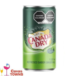 Mezclador Canada Dry Ginger Ale 237 ml - Cavas Towns
