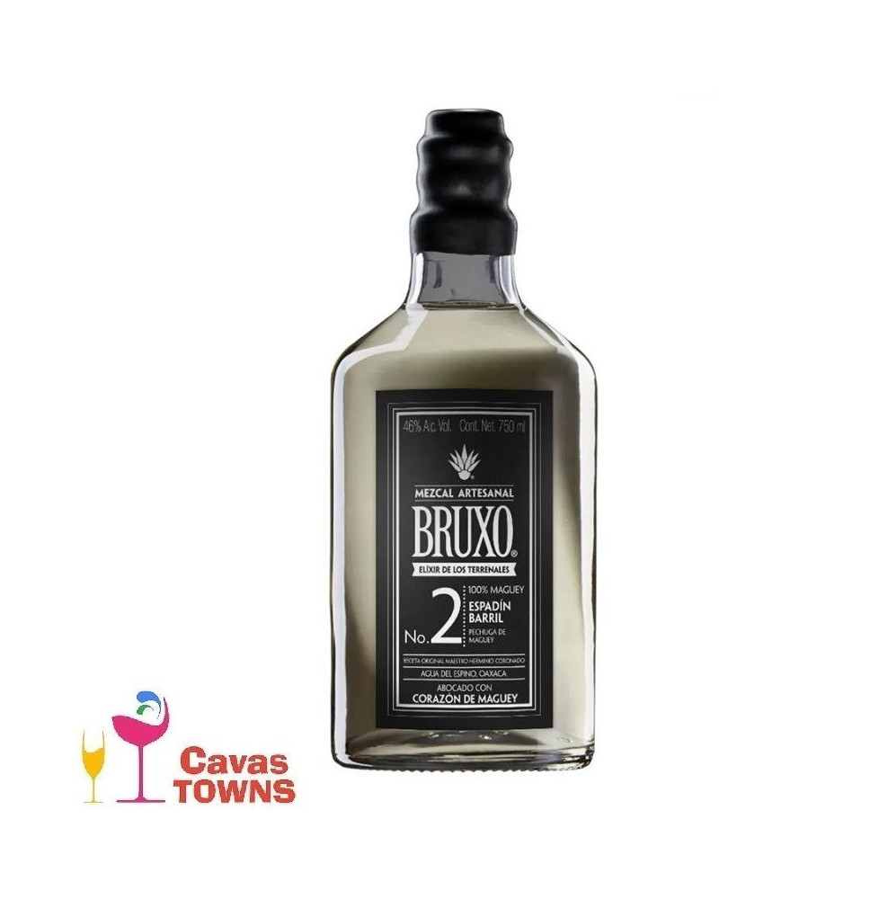Mezcal Bruxo No. 2 Corazon de Maguey 750 ml - Cavas Towns Mezcal Bruxo No. 2 Corazon de Maguey 750 ml - Cavas Towns