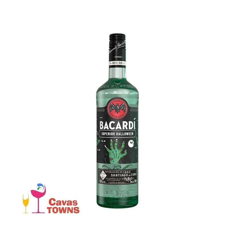 Ron Bacardi Blanco Edicion Halloween 700 ml - Cavas Towns