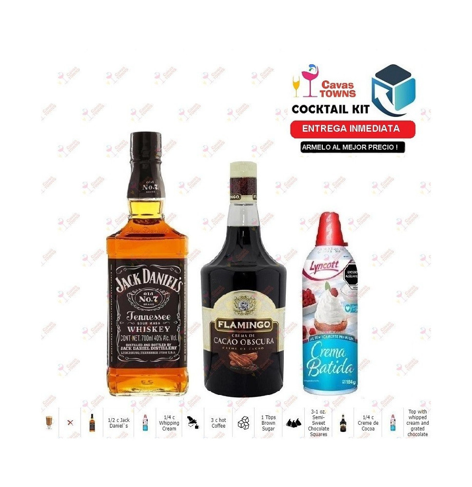 Cocktail Kit Chocolate Jack Receta Recipe - Cavas Towns