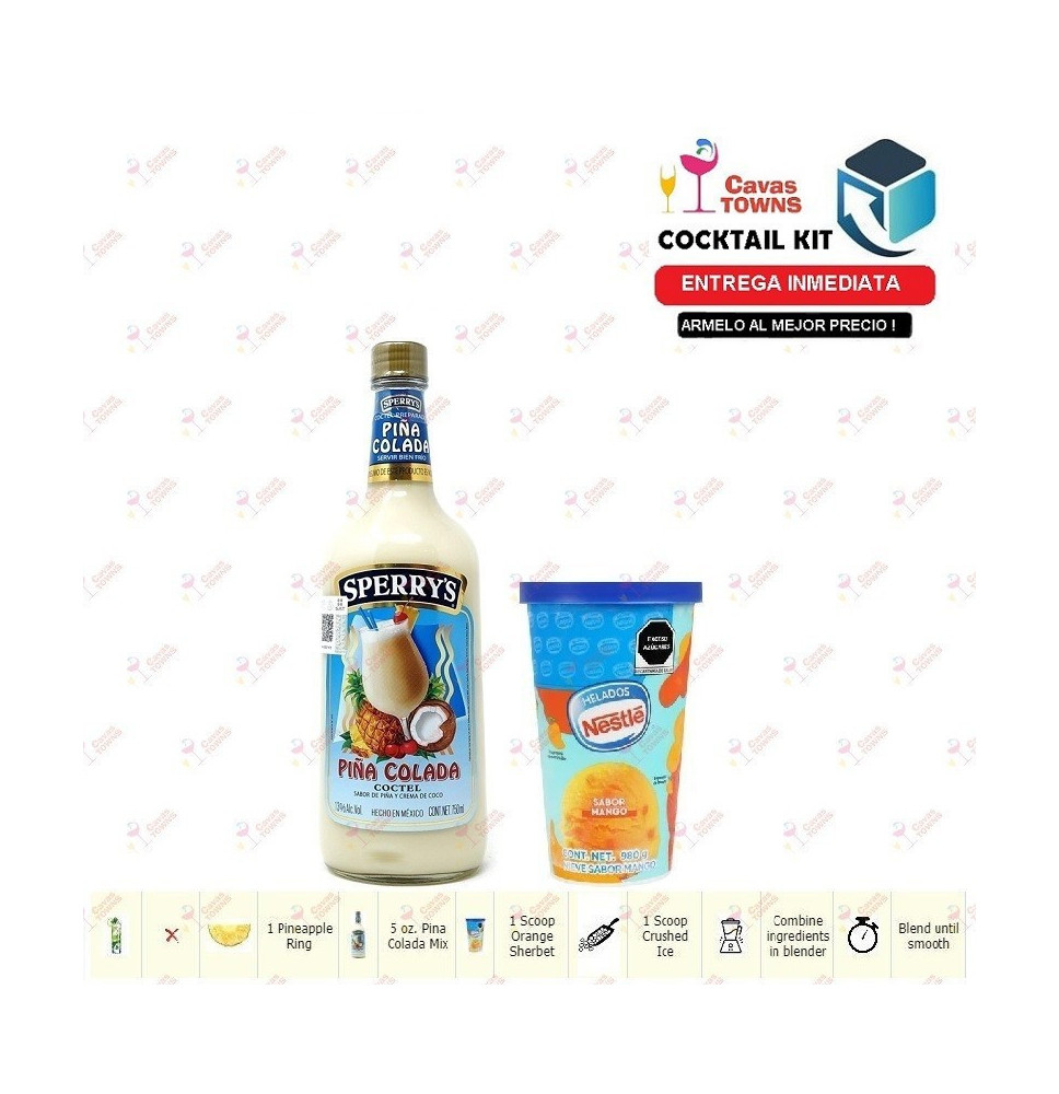 Cocktail Kit Hawaiian Island Surfer Receta Recipe - Cavas Towns