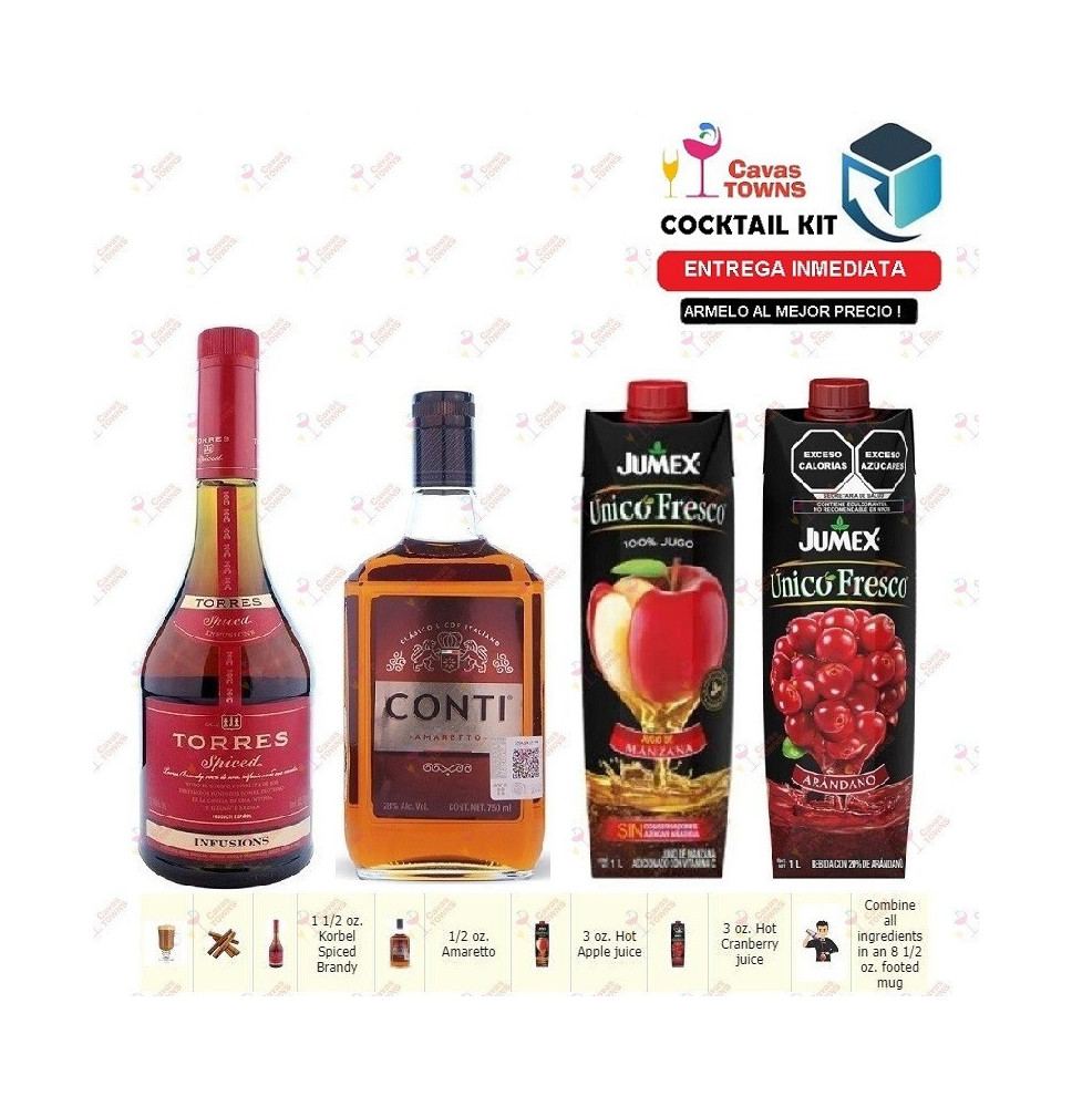Cocktail Kit Hot Cranapple Receta Recipe - Cavas Towns